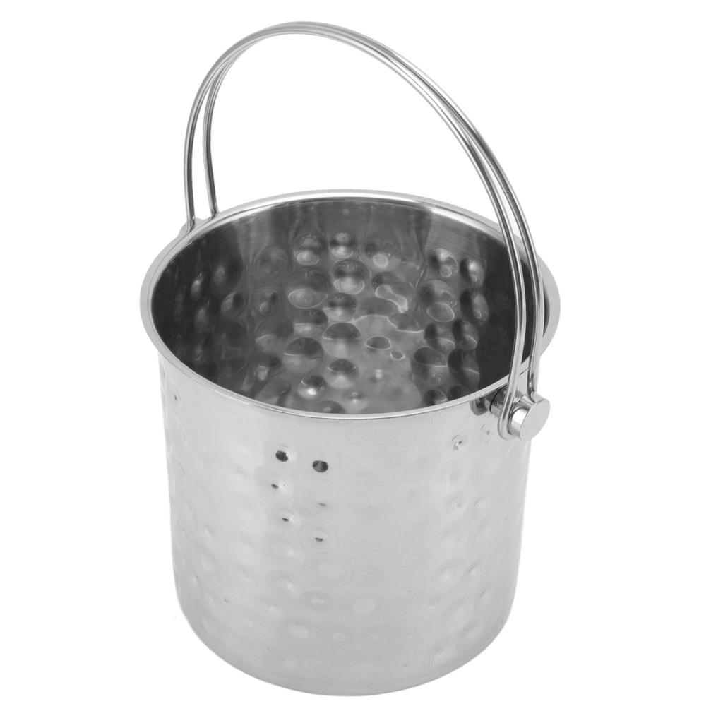 Bar KTV Bier Champagner Wein Eis Eimer Edelstahl Hammerpunkt Eis Eimer mit Griff