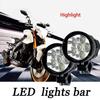 Motorcycle Led Headlight 6LED Driving Spot Light Fog Lights External Auxiliary Lamp LED Bulbs Motorcycle Accessories