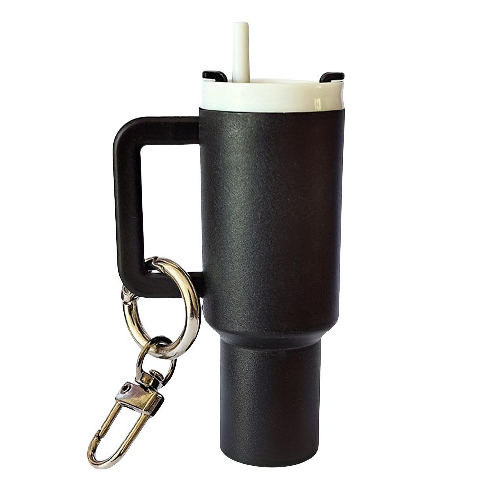 Portachiavi Mini Tazza Portachiavi Carino Bicchiere Portachiavi Portabalsamo Labbra Portachiavi Mini Ciondolo Portachiavi per Accessori Borraccia Stanley