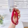 Phone Short Lanyard 30cm Wrist Strap Nylon Pearl Hand Strap with Tether Tab