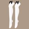 Japanese Style Over-the-knee Bow Socks Sexy High Tube Socks For College Fashion Friction-resistant Polyester Fiber