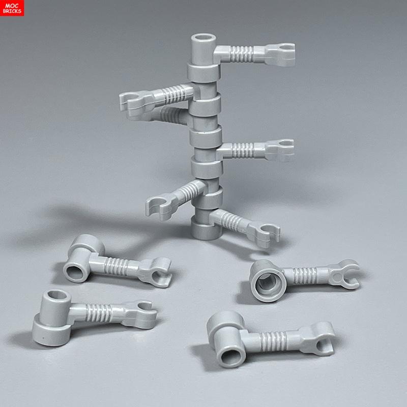 Non-Toxic 20Pcs/Lot Moc Bricks Bar 1X3 With Clip And Stud Holder Arm 4735 Figure Educational Building Blocks Children'S Toys