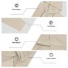 Men's Linen Casual Hooded Shirt & Shorts Set - Breathable, Long-Sleeved, Two-Piece.