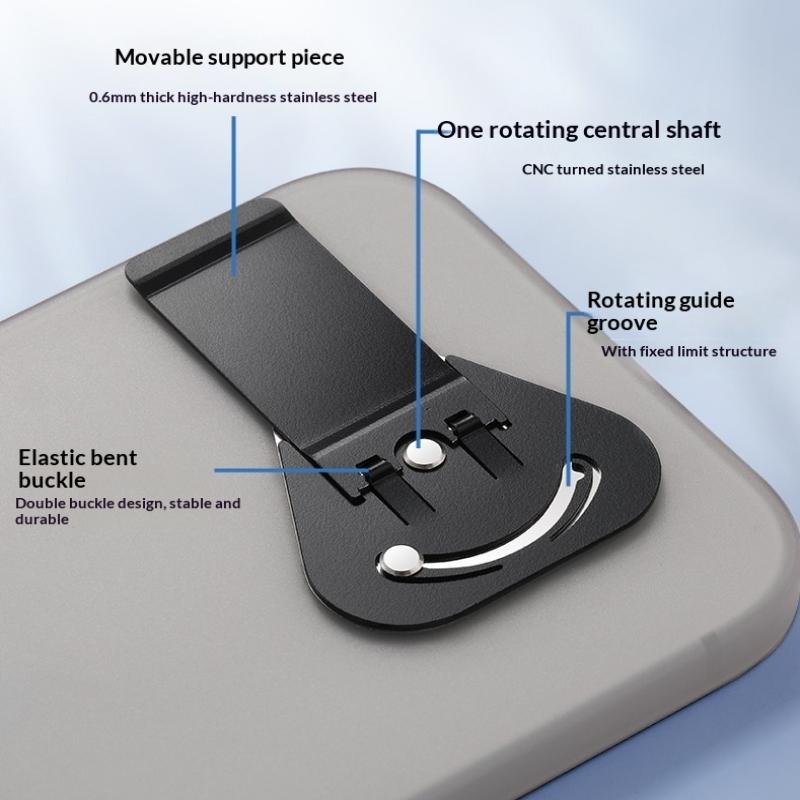 Ultra-Thin Phone Kickstand Universal 360 Degree Rotatable Cellphone Holder Stands Foldable Desktop Phone Bracket