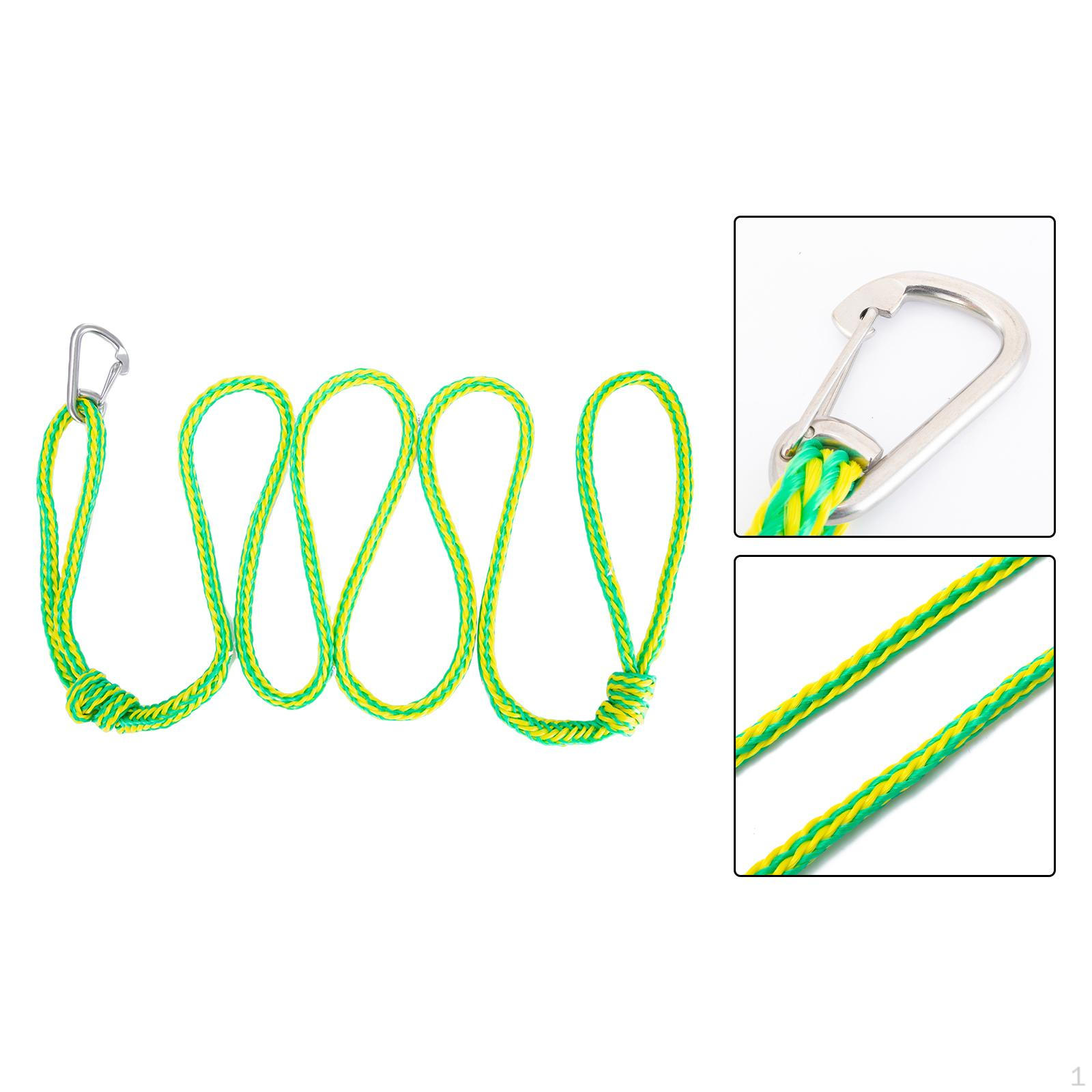Boat Cords Dock Line, Ropes Docking Marine Boats Ropes, Braided with Hook, 8ft