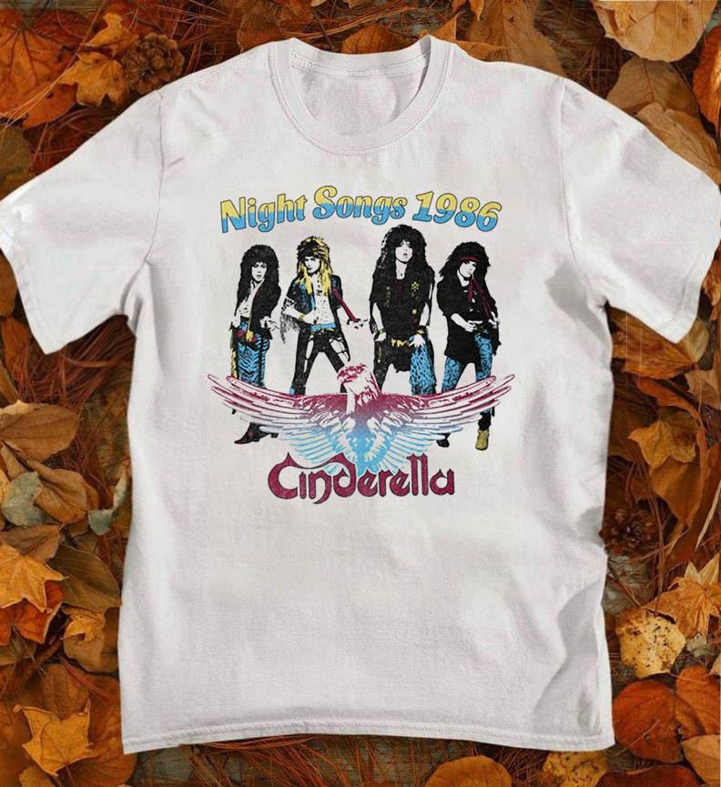 

Альбом песен группы Cinderella, рок-футболка с коротким рукавом для взрослых QX814 4XL