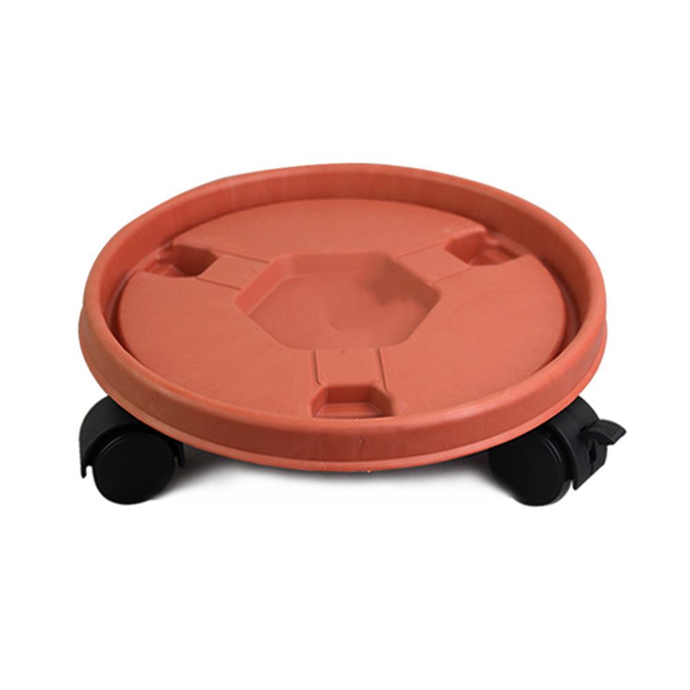 260mm Plant Mover With Wheels Plant Support Roller Flower Pot Wheels Base Movable Tray Plant Stand With Rollers