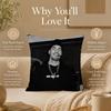 Singer D-Daniel AveryS Cushion Cover Double-Sided Printed Pillow Cover Hypoallergenic Dust-Mite Proof