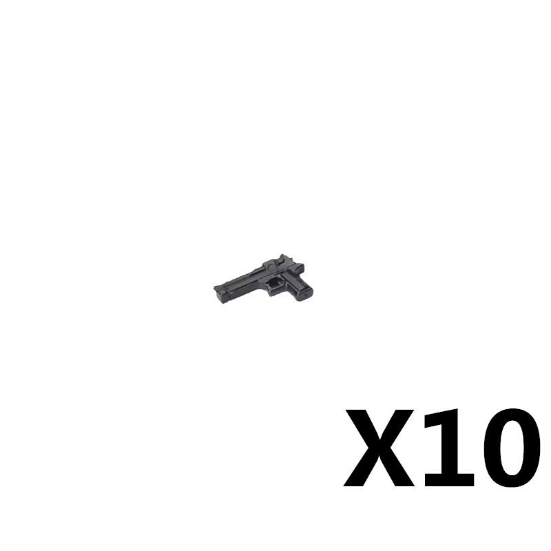 Vojáci Figurky Zbraně Stavebnice Pistole Poposha MP40 Puška AK74 Raketomet Kulka Plamenomet Hračky Dárek T051