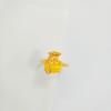 Unique Vietnamese Coin Pouch Ring Charming Gold Plated Brass Ring With Geometric Shape