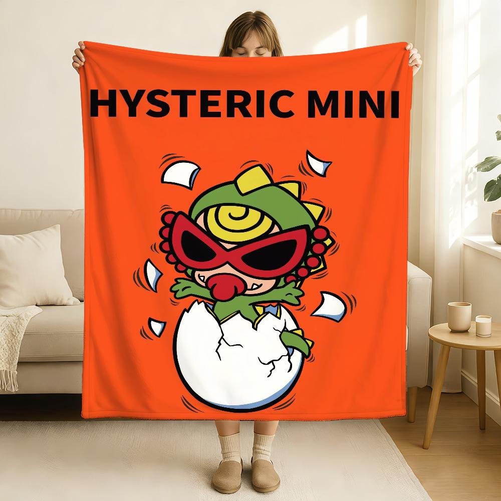 Fashion Brand H Hysteric M Mini Blanket Soft and Skin Friendly For Couch Bed Napping Bedspread All Seasons Comforter