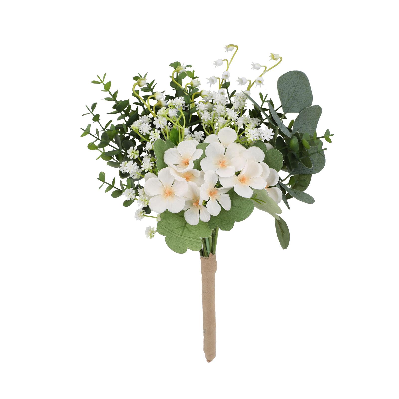 

Artificial Flowers, Home Decoration, Outdoor Courtyard Fence, Bonsai, Fake Flowers One Size білий