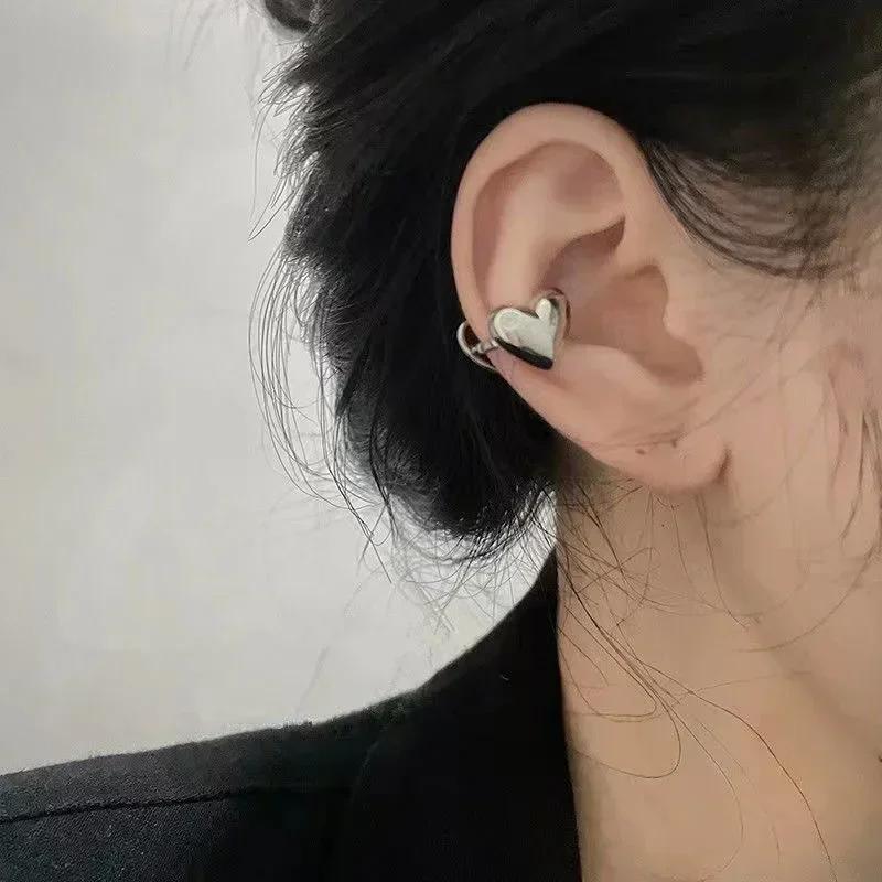

Fashion Delicate Zircon Clip Earrings Female Korean Cute Buckle Ear Cuff No Piercings Fake Cartilage Ear for Women Jewelry Gift