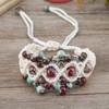 Hand-woven retro ceramic bracelet women's versatile simple temperament literary hand rope with jewelry