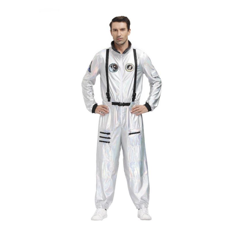 Halloween couple astronaut wandering earth space pilot men and women party costumes
