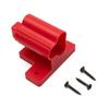 1 Pcs Tool Holder Mount For M12 Tool Hanger With 3 Screws Red ABS+PC Bracket Fixed The Wall Power Tools Parts