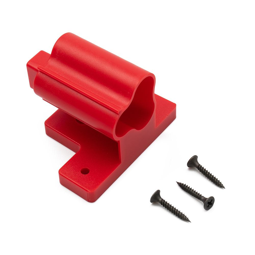 1 Pcs Tool Holder Mount For M12 Tool Hanger With 3 Screws Red ABS+PC Bracket Fixed The Wall Power Tools Parts