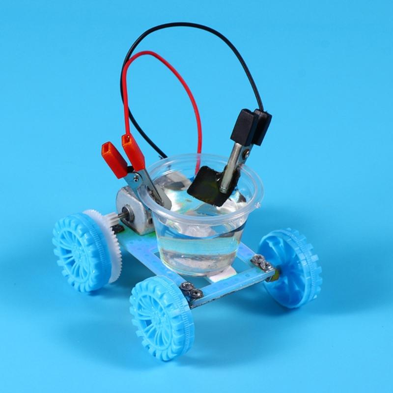 Saltwater Power Generation Vehicle Experiment Set Hands On Assembly Toy Kids Learning Toy for School Classroom Teaching