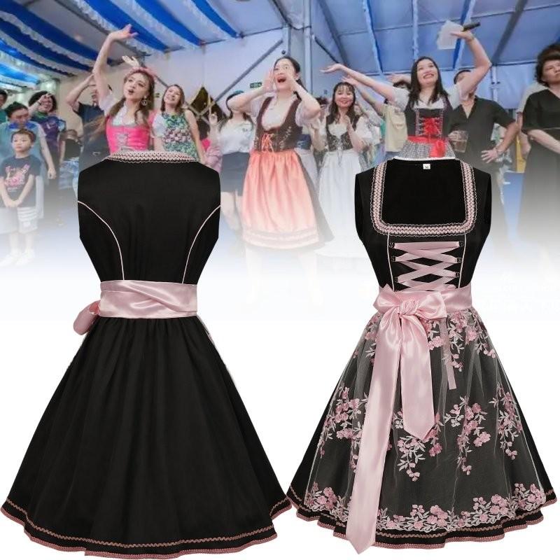 Women Cosplay Oktoberfest Dresses Slip Skirt Festival Stage Clothing Performance