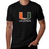 University Of Miami U Tshirt Summer Tops Shirts Graphic Tees Summer Clothes Tshirts For Unisex Cotton