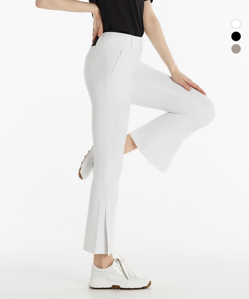DUVIK Women'S Stretch Back Elastic Semi-Bootcut Pants De1Wpt311