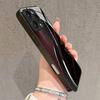 Simple Elegant Red Curved Pattern Phone Case For iPhone 11 12 13 14 15 16 17 Pro Max 16E 7 8 Plus XR XS X Tempered Glass Cover