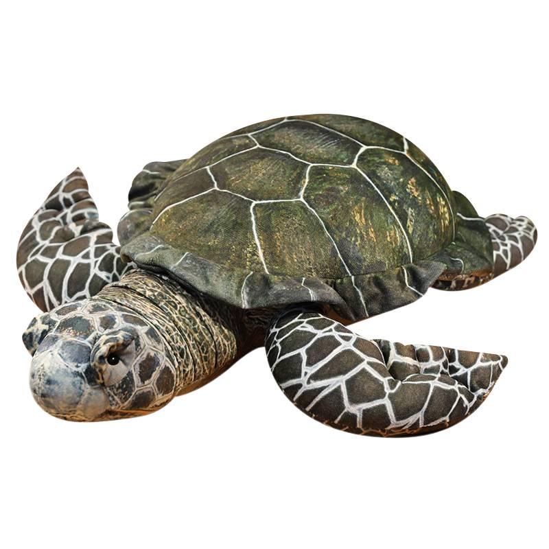 Sea Turtle Plush Pillow Toy - Marine Animal Doll for Kids