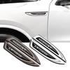 2 Stück 3D Metall Auto Seitenkotflügel Heckklappe Emblem Abzeichen Aufkleber für Mitsubishi Asx Lancer Outlander Pajero Ralliart