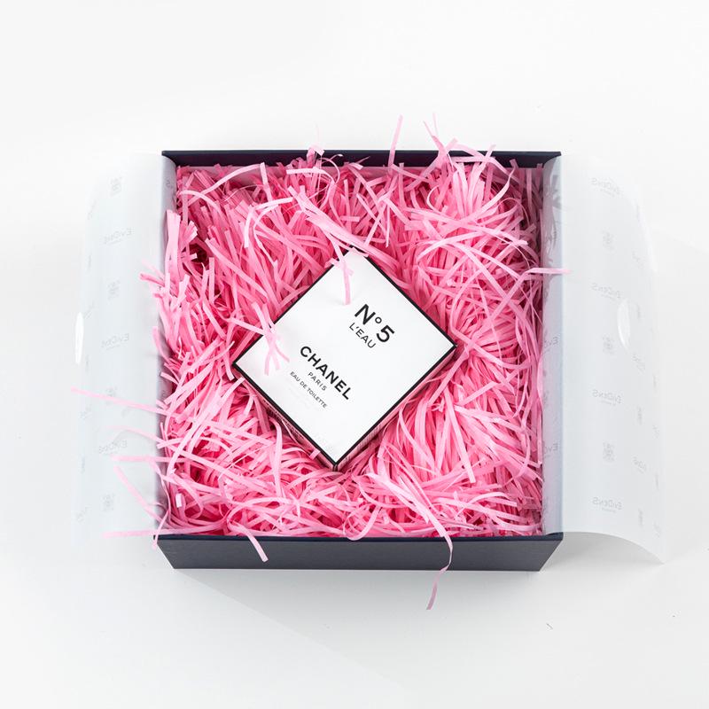 Raffia Grass Filler: Shredded Silk Paper for Candy Box Souvenirs