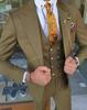 Korean Style Men's Three-piece Suit for Wedding or Business