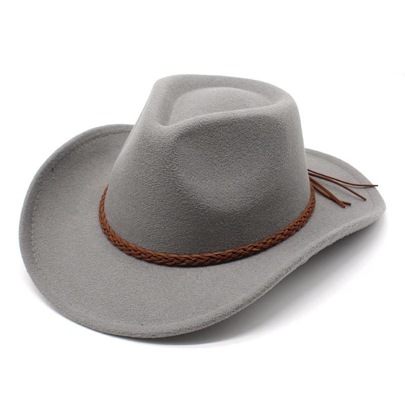 Cappello in Feltro di Lana a Tesa Larga per Uomo Donna Protezione Solare Estiva Abbigliamento Casual