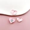 5Pcs Cute Heart-shaped Fridge Magnets 3D Three-dimensional Crystal Love Refrigerator Magnetic Stickers Creative Home DIY Decor