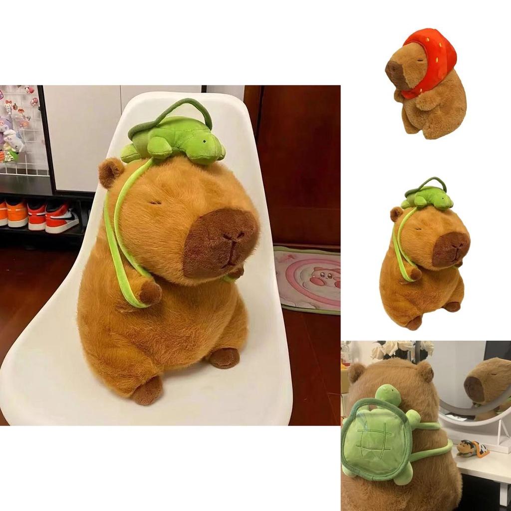 Adorable Capybara Plush Toy Pp Cotton Stuffed Animal Short Plush Water Rat Category 45cm