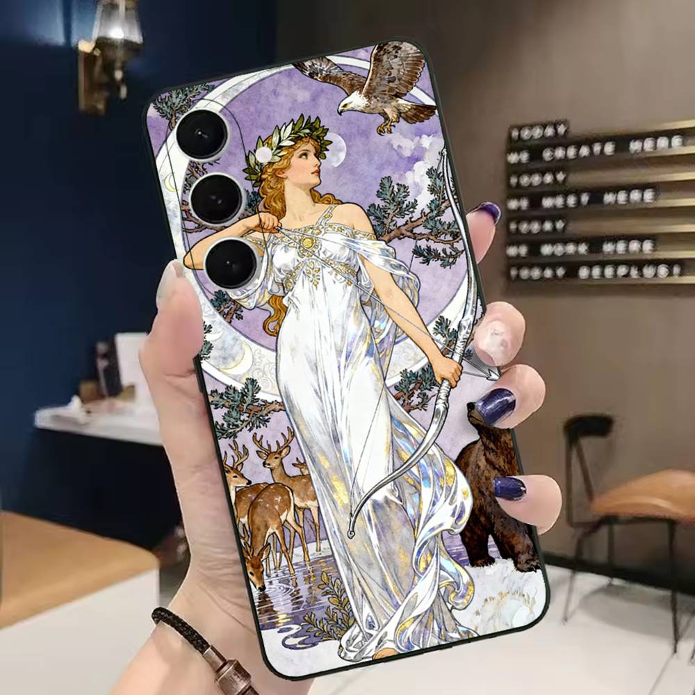 Olympian Gods Poseidon Zeus Phone Case for Samsung Galaxy A73 72 71 70 A53 52 41 40 A32 31 30 Note20 Note10 Note9 SamsungA22 5G