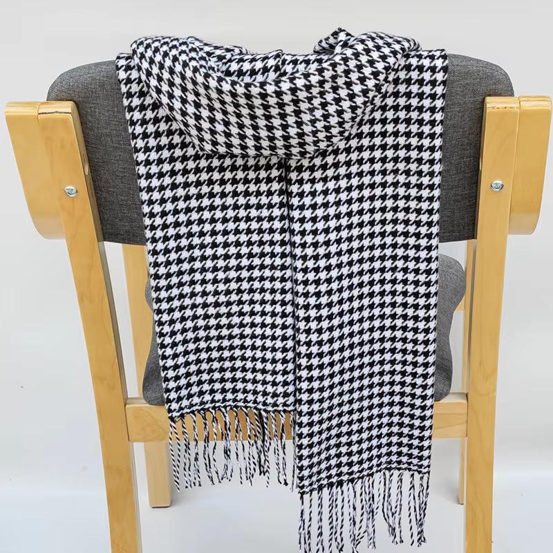 Winter Unisex Scarf Plaid Stripe Shawl Male Casual Business Brand Designer Official Muffler Scarves Women's Thermal Shawl