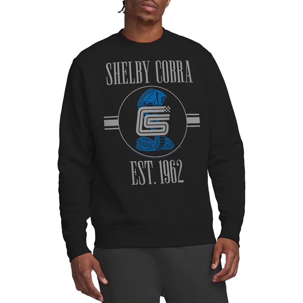 Carroll Shelby Unisex Adult Large Snake And Signature Vintage Sweatshirt