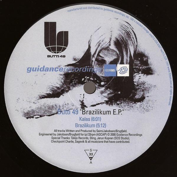 

12inch Record BUTTI 49 - Brazilikum E.P. GDR085 Guidance Record 2000 US Dance & Electronica Used