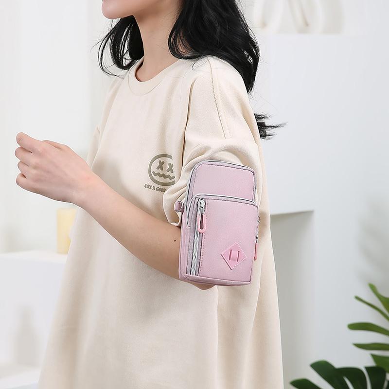 Slim Crossbody Phone Wallet – Water-Resistant Nylon Bag for Women, Adjustable Strap