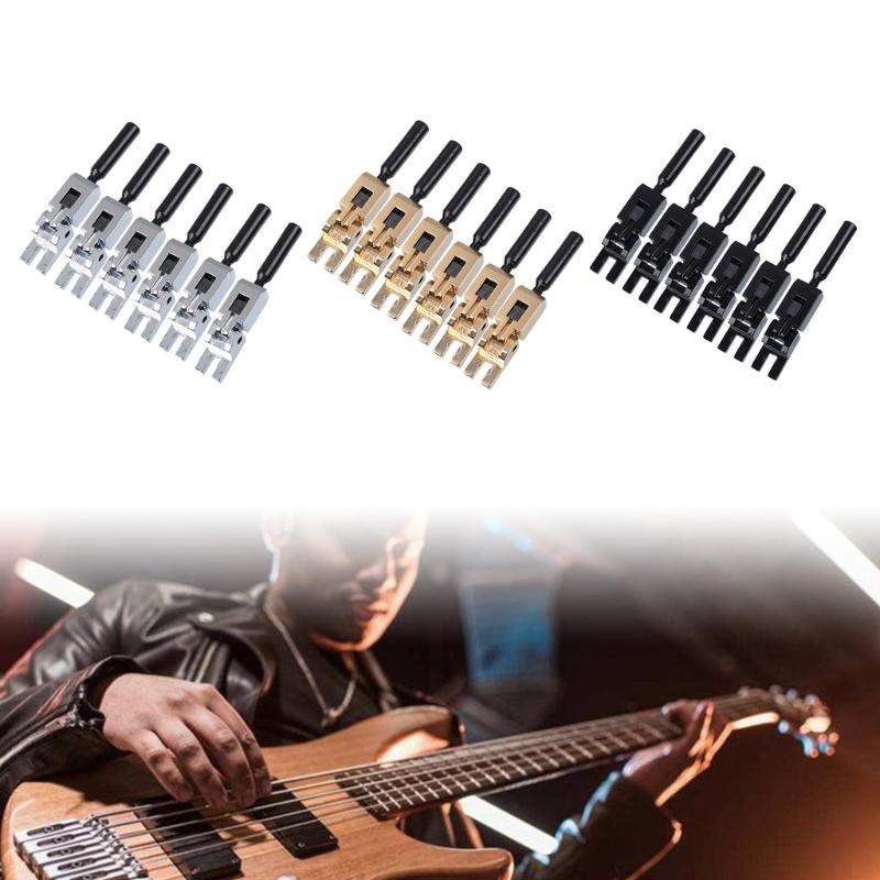 Locked Saddles for Guitar Tremolo Bridge Saddles Blocks Locked String Saddles