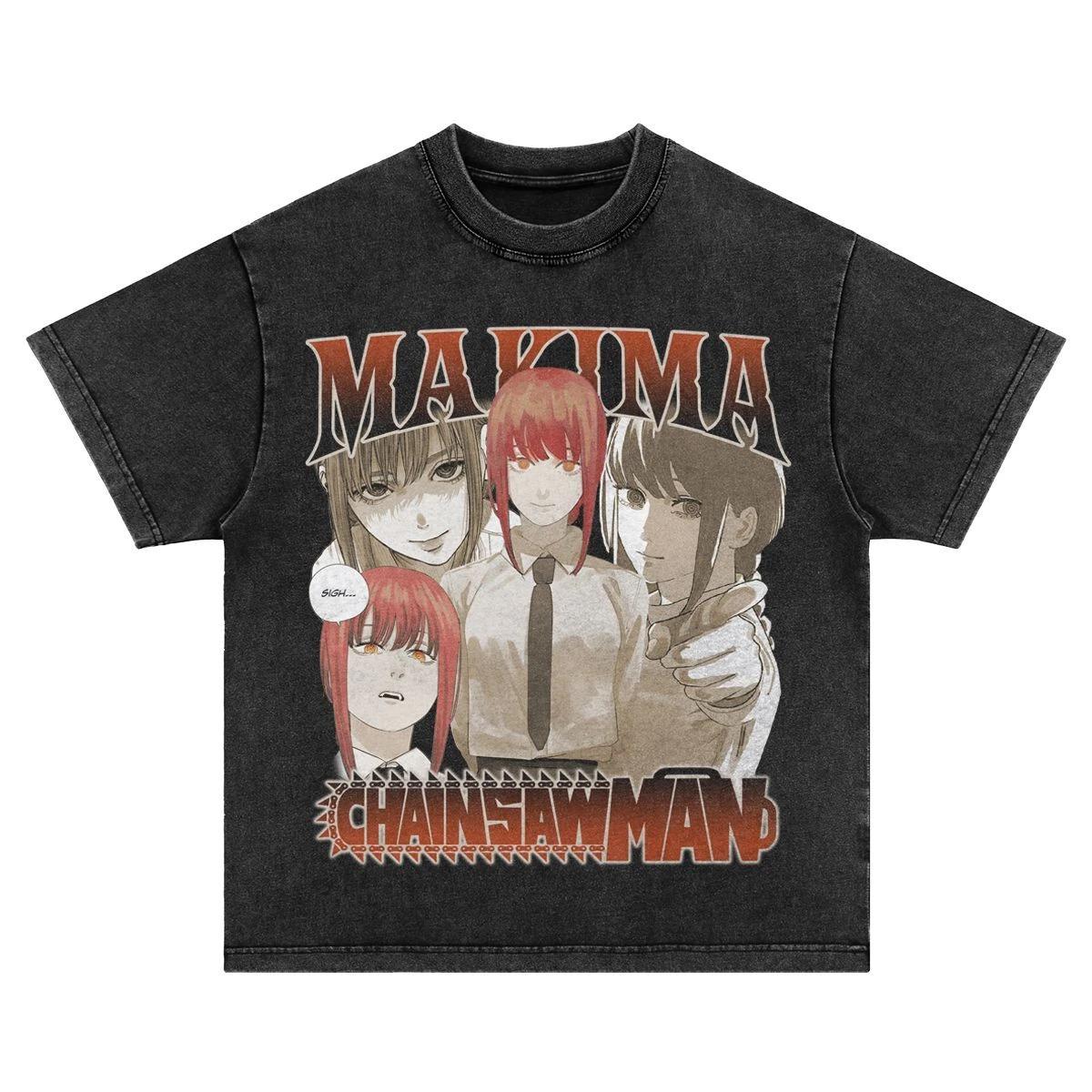Chainsaw Man Cosplay Anime Manga T-Shirt Tee Undershirt 100% Cotton Unisex 2XL