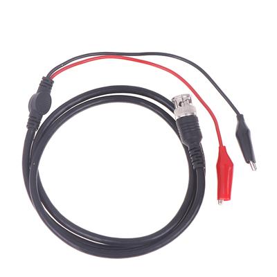 Oscilloscope Test Probe Lead Cable Bnc Male Plug Q9 To Dual Clip 1M Oscilloscope Test Cable Oscilloscope Probe Test Cable