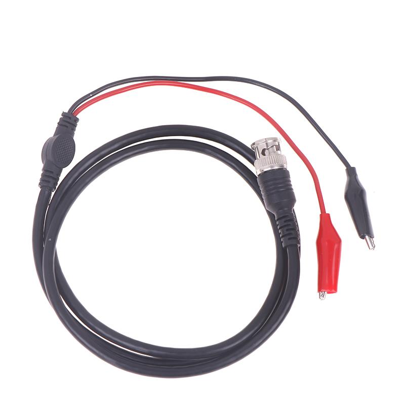 

Oscilloscope Test Probe Lead Cable Bnc Male Plug Q9 To Dual Clip 1M Oscilloscope Test Cable Oscilloscope Probe Test Cable чорний