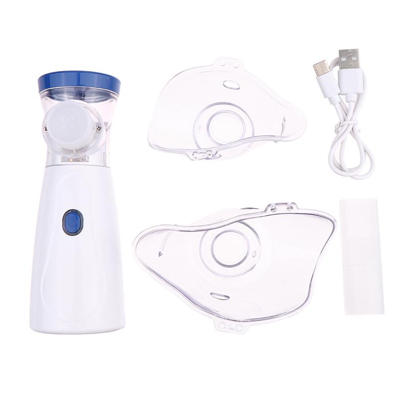 מכשיר אינהלציה נייד מיני ידני רשת אטומיזר שקט USB ניקוי אוטומטי אטומיזר למבוגרים