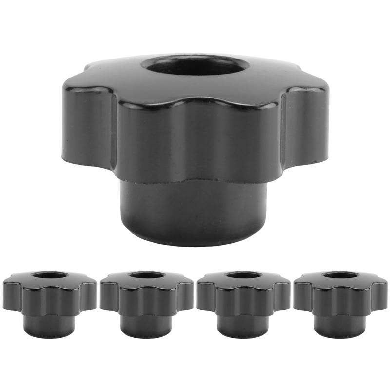 AB34-5 Штук Черные Звездчатые Рукоятки, Диаметр Резьбы (Внутренний) 8 мм, Диаметр Головки 40 мм