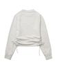 COVERNAT WOMAN Shirred Sweatshirt Oatmeal