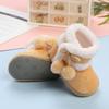 Fleece Toddler Snow Boots Warm Baby Footwear Durable Infant First Walking Shoes  Winter