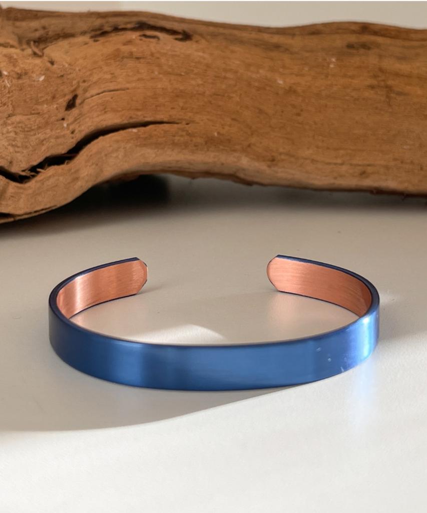 Sabona London Cbl Nano Ceramic Classic Blue Copper Bangle