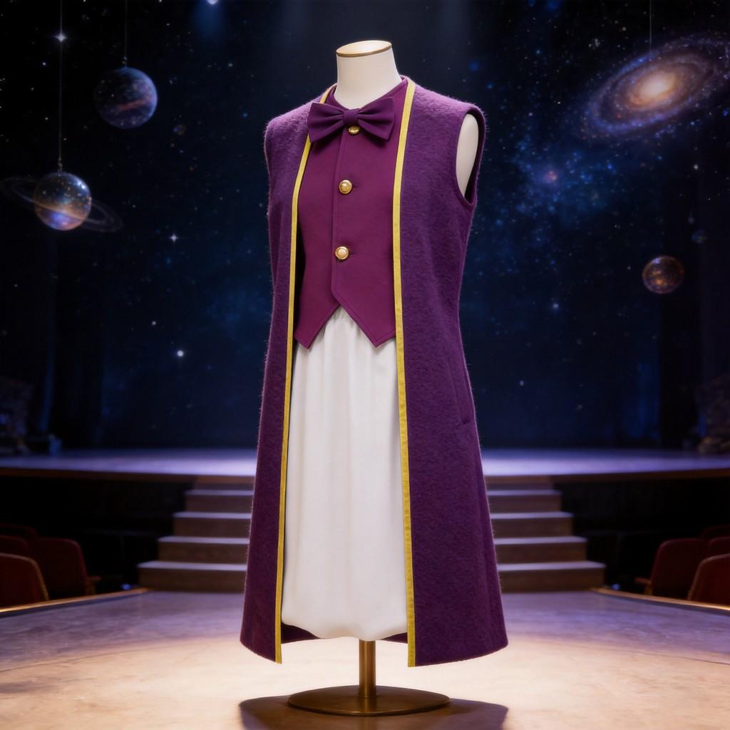 Super Mario Bros Toadsworth Cosplay Costume For Stage Performances