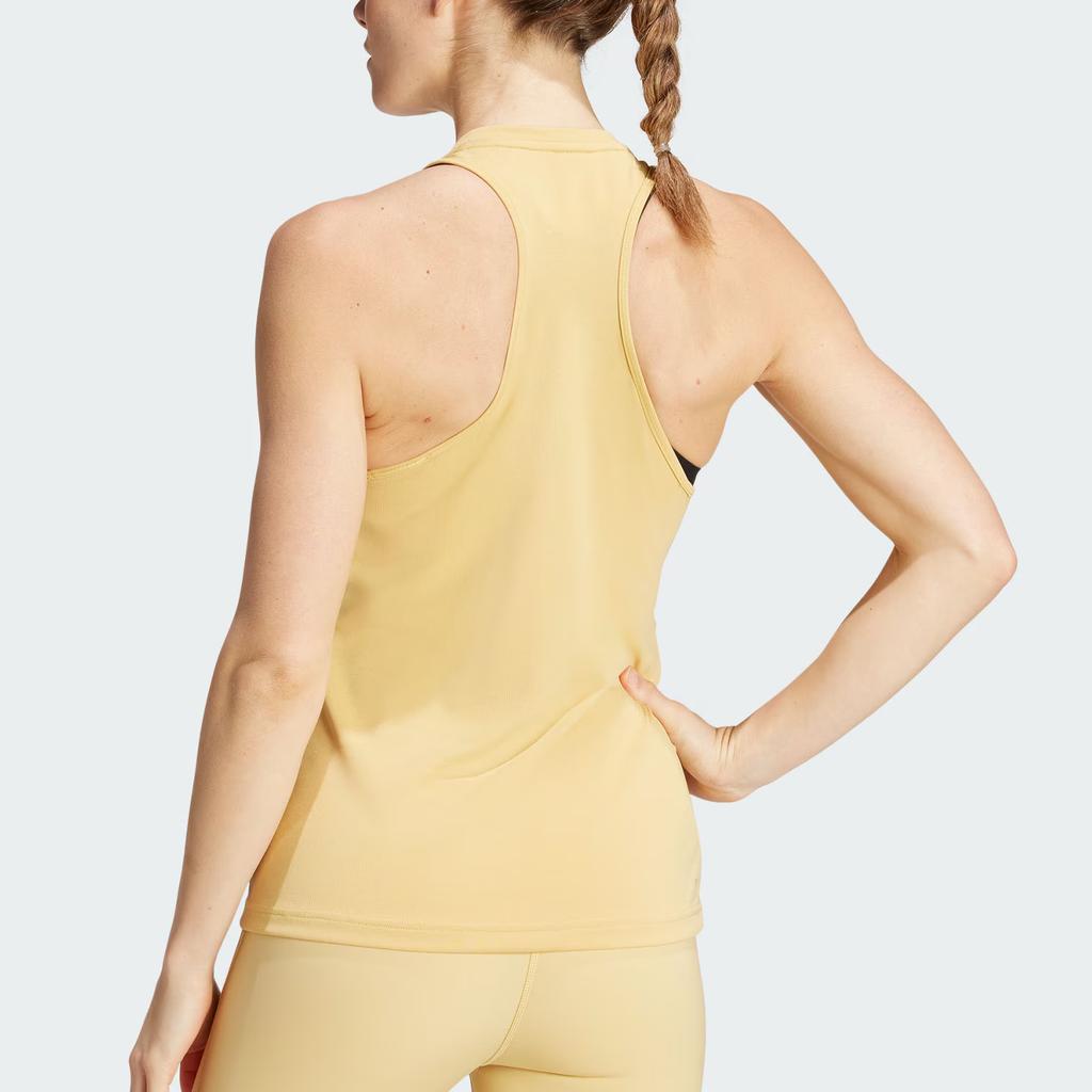 Adidas D4thiiit Sc Tk Heat.Rdy Fashion Comfortable Round Neck Versatile Sleeveless Sports Vest Women Tops Yellow IQ2653