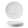 White Ceramic Disc High End Restaurant Dessert Plate Round Cold Dish Plate Pre Dinner Appetizer Plates Tableware Dinner Plates